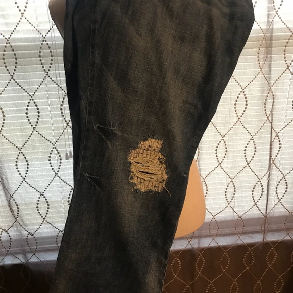 NWT Lane Bryant Boot Cut Distressed Jeans-18 - Picture 4 of 6